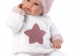 LLORENS New Born realistische sprechende Puppe mit weichem Körper 36 cm