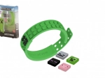 Einstellbares grünes Armband PIXIE CREW & Minecraft