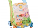 BIGJIGS BABY Holz-Aktivlauflernwagen für den Garten