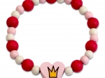 Detoa Kinderarmband Prinzessin aus Holzperlen