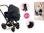 Puppenwagen CYBEX Black 3-in-1 (36–52 cm)