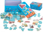 Puzzle in der Blechdose Fahrzeuge