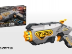 Kinder Spielzeug Blaster Blaze Storm grau + 20 sichere Geschosse