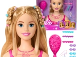 Barbie Styling- und Frisierkopf mit Zubehör, 20 Teile