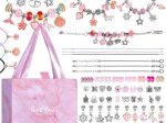 Kreativset zur Herstellung von Armbändern mit Charms und Perlen