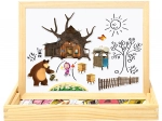 Magnetische Tafel Mascha und der Bär