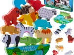 Montessori Balancierspiel aus Holz mit Tieren