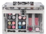 Zmile Kosmetikkoffer Acrylic – transparentes Make-up-Set 42-tlg.