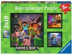 Puzzle Ravensburger Minecraft Biome 3x49 Stk.
