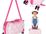 Kinder-Kabinenkoffer mit Einhornmotiv und Sitz