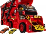 Autotransporter mit Abschussvorrichtung und 6 Metallautos