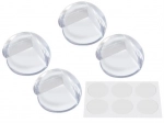Silikon-Eckenschützer für Möbel – 4 Stk., transparent