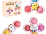 WOOPIE Kinderkosmos Spinner Pop-it sensorspielzeug rosa, Set 3 Stk.
