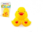 Set aus 3 Gummienten für die Badewanne
