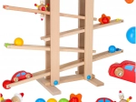 Montessori XXL Holz-Kugelbahn-Set