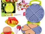Kinderspielküchenset mit Waffeln und Zubehör