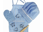 Blaues Kochset für Kinder von Bigjigs Toys