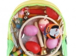 Musikinstrumente im praktischen Rucksack