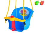 Sichere Kinder-Schaukel mit Rückenlehne und T‑Bügel, 35 × 38 × 34 cm, bis 20 kg