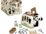 2-in-1 Tierarzt-Spielset für Kinder mit Plüschpanda und Transportbox