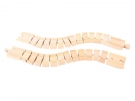 Flexible Holzschiene 2 Stk. BIGJIGS RAIL