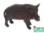 Wildschweinfigur aus der Kollektion handbemalter Tiere
