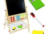 Zweiseitige Holztafel für Kinder