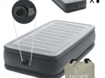 Aufblasbare Einzel-Luftmatratze 191 × 99 cm mit elektrischer Pumpe Intex Deluxe