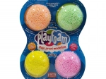 PlayFoam Boule glitzerndes Set mit 4 Farben – nicht schmutzende Knetmasse