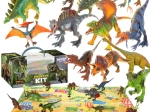 Großes Dinosaurier-Set XXL mit Spielmatte Prähistorische Welt WOOPIE