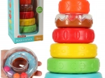 Sensorischer Montessori-Turm aus Ringen