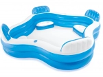 Aufblasbarer Gartenpool mit Sitzen 229 × 229 cm INTEX