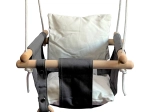 Kindertextilschaukel Schwarz-Weiß 2Kids Toys
