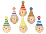 Holzkreisel mit Clown-Motiv SMALL FOOT