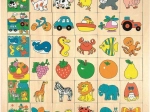 Woody Ordne zu, was wohin gehört 6×6 – Holz-Steckpuzzle