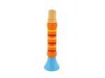 Bunte Holzpfeife 12 cm für Kinder