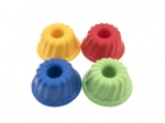 Sandförmchen Gugelhupf, Kunststoff, 12 × 7 cm, verschiedene Farben