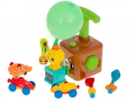 Ballon-Startstation mit Autos – aerodynamischer Bär, Lernset mit 23 Teilen