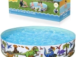 Aufblasbares Kinderplanschbecken Bestway Dinosaurier 183 × 38 cm