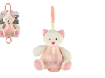 Spieluhr Plüsch-Teddybär 18 cm rosa