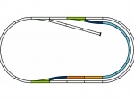 Piko Gleisset mit Bettung - Parallele Strecke