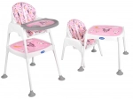 3-in-1 Hochstuhl mit Tisch Grün