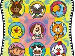 Tanzmatte mit Tier-Motiv-Herausforderungen für Kinder