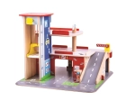 Bigjigs Toys Garage mit Parkplatz