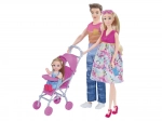 Schwangere Puppe mit Familie 30 cm