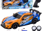 RC Sportwagen mit beleuchteter Karosserie und Drift-Modus – orange