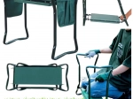 Klappbarer Gartenkniekissen und Sitzhocker 3in1 mit Organizer