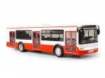 Tschechisch sprechender Bus 28 cm, rot, mit Rückziehantrieb, Lichtern und Geräuschen