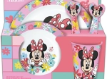 Plastik-Kinderessset MINNIE, 5-tlg.