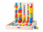 Holzperlen auf Stäben – Set zum Trainieren von Sequenzen